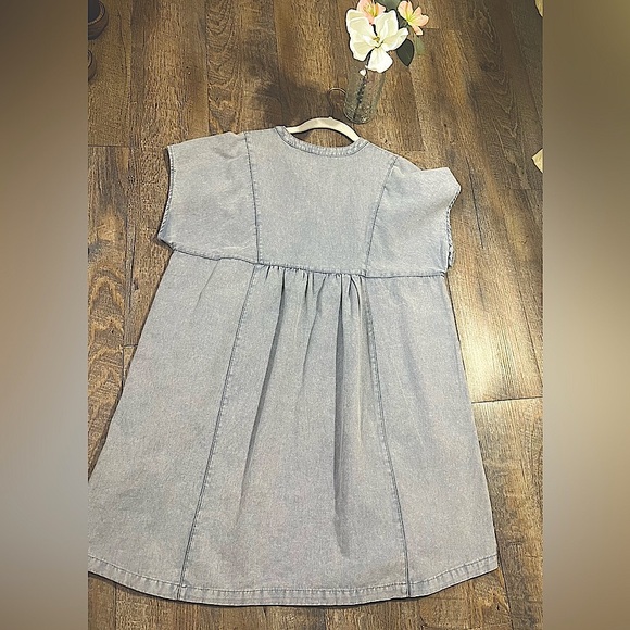 Aura Mini Dress Blue Jean - Picture 5 of 11